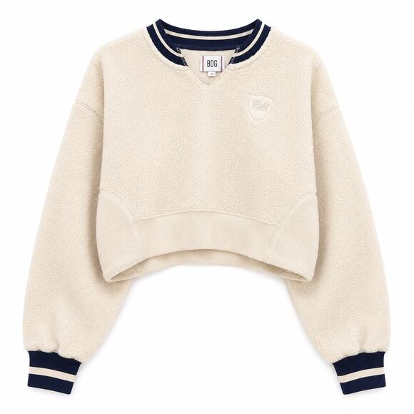 BDG Tops - Urban outfitters BDG cropped Sherpa  sweatshirt women’s S
